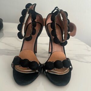 Alaia La Bombe 110 studded suede sandals